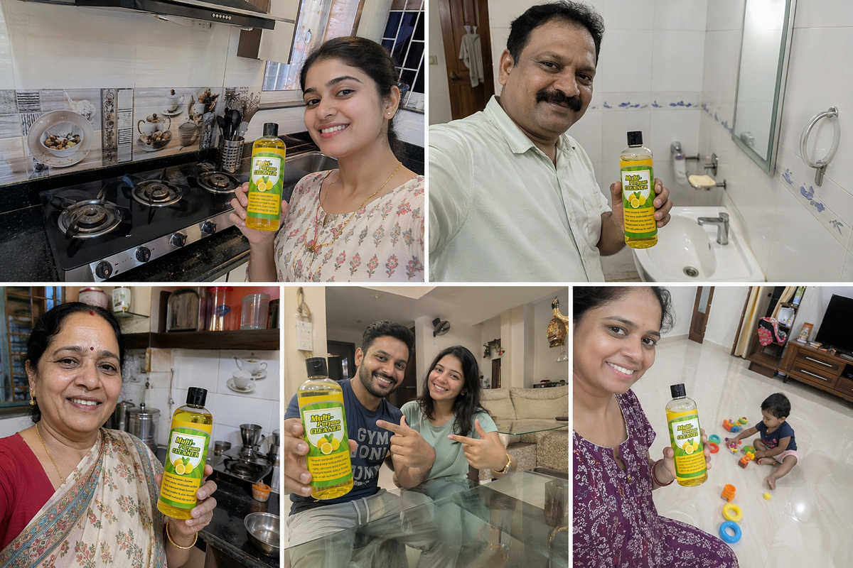 India's #1 Viral Multifunctional Cleaner - Pack of 4 (Buy 1 Get 3 FREE)